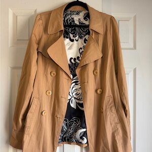 Vertigo Paris Tan Short Trench Coat